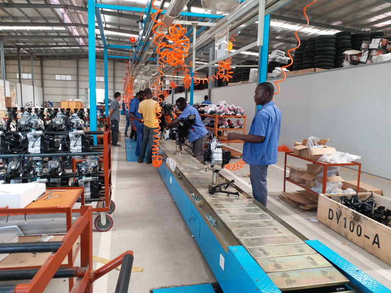 Completely Motorcycle Assembly Line In Togo