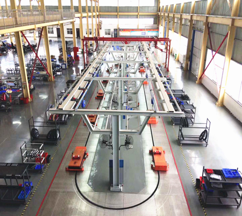 RGV assembly conveyor line