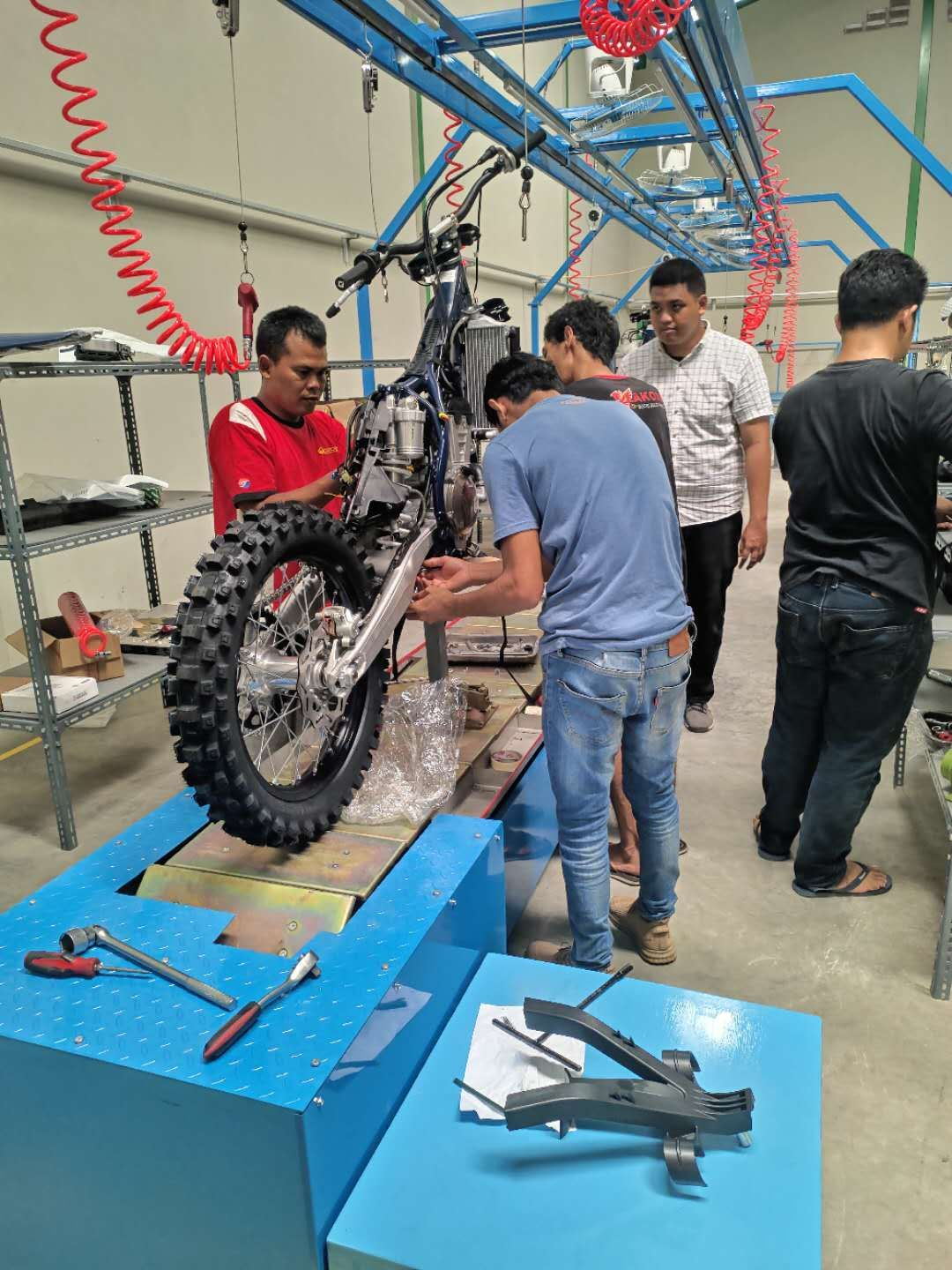 Motorcycle Automatic Assembly Line In Indonesia